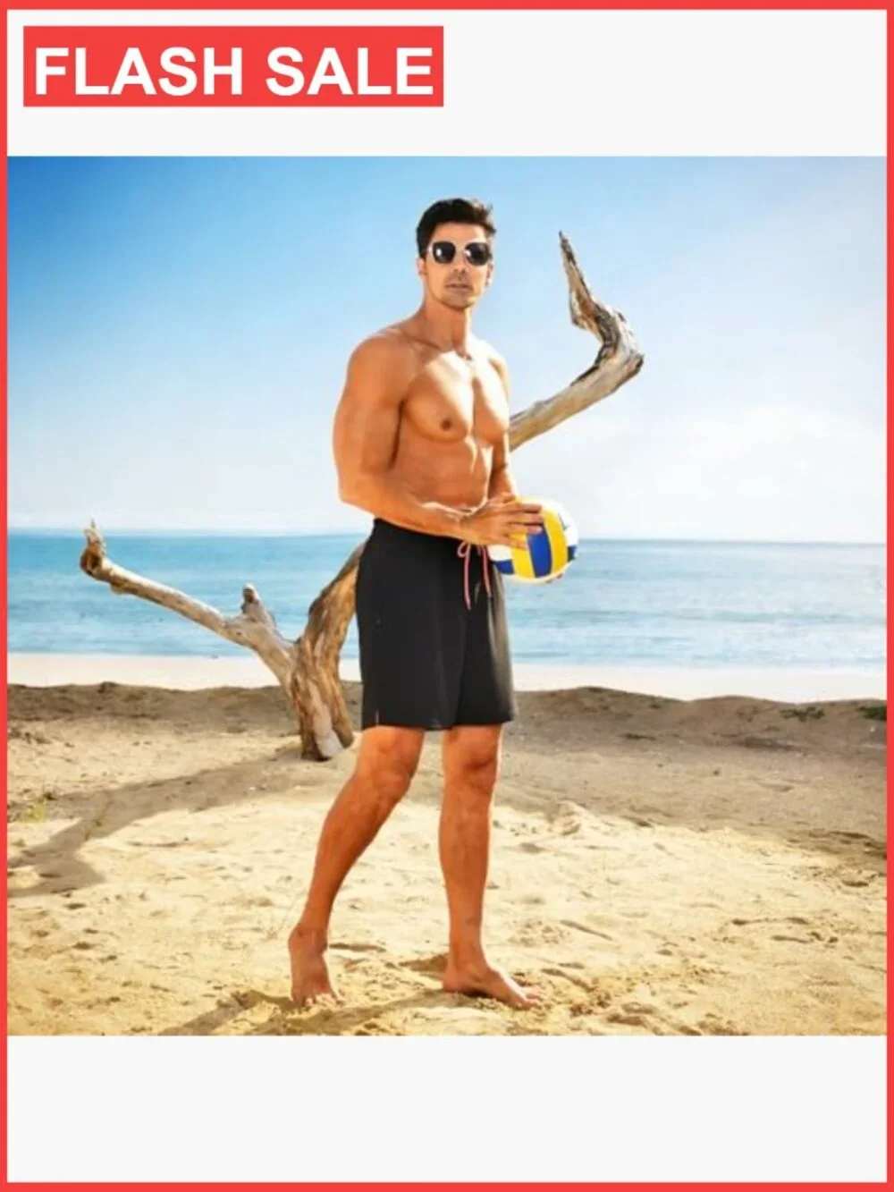 Men's 2 in 1 Swim Trunks with Compression Liner Quick Dry Board Shorts